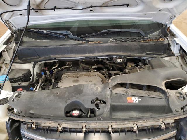 5FNYF4H60FB050893 - 2015 HONDA PILOT EXL WHITE photo 12