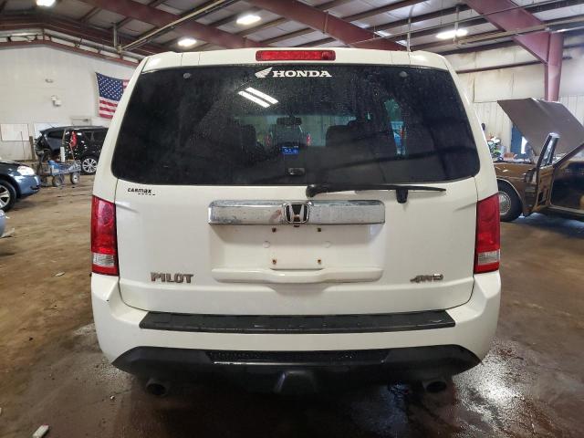 5FNYF4H60FB050893 - 2015 HONDA PILOT EXL WHITE photo 6
