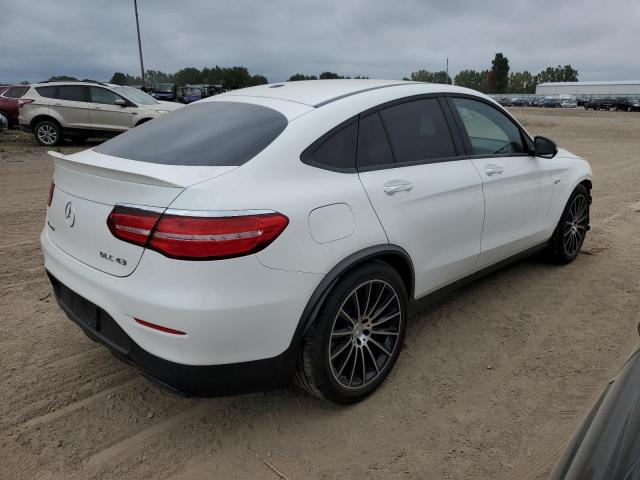 WDC0J6EB5JF441688 - 2018 MERCEDES-BENZ GLC COUPE 43 4MATIC AMG WHITE photo 3