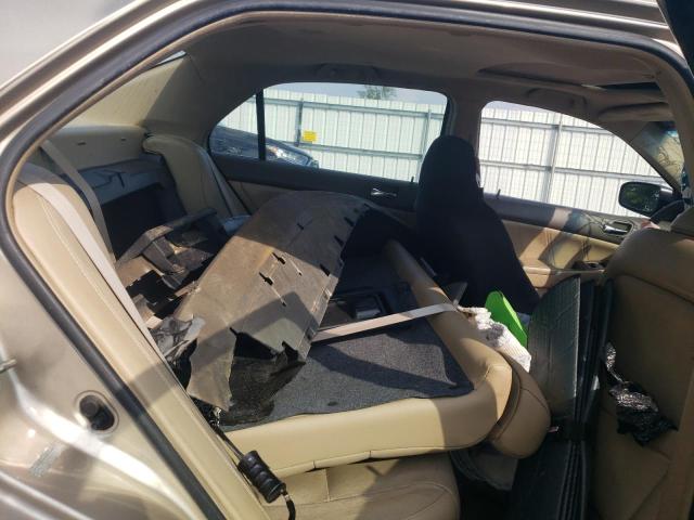 1HGCM56886A168629 - 2006 HONDA ACCORD EX ოქროსფერი ფოტო 10