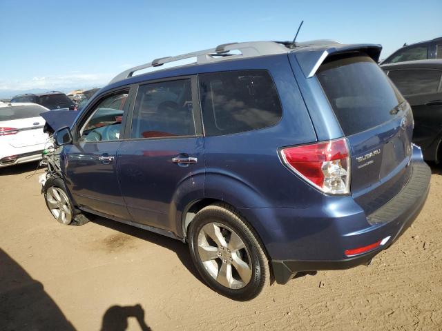 JF2SHGGC8CH470200 - 2012 SUBARU FORESTER TOURING BLUE photo 2