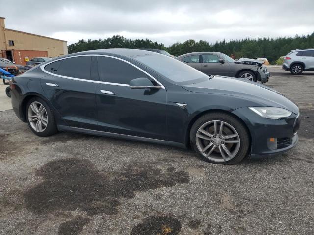 5YJSA1AG5DFP09490 - 2013 TESLA MODEL S GREEN photo 4