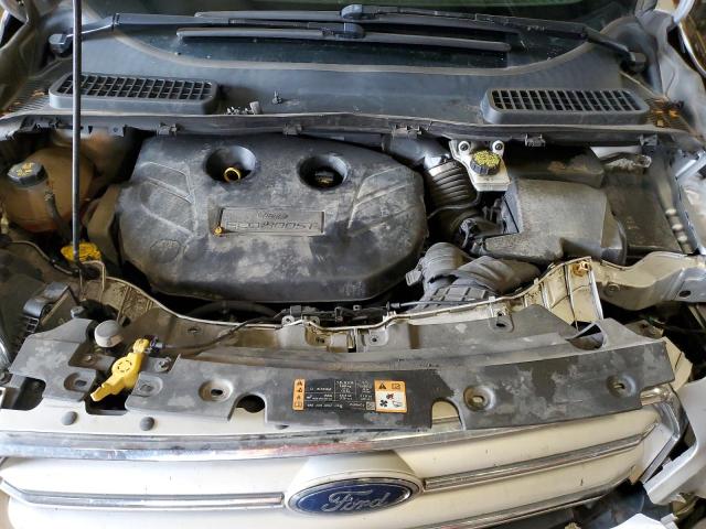 1FMCU0J9XJUA20714 - 2018 FORD ESCAPE TITANIUM Srebrny zdjęcie 12