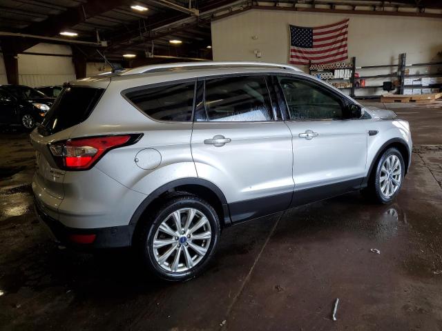 1FMCU0J9XJUA20714 - 2018 FORD ESCAPE TITANIUM Srebrny zdjęcie 3