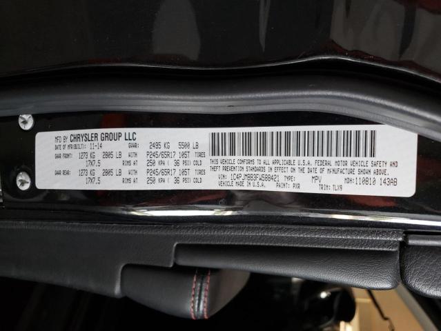 1C4PJMBB3FW588421 - 2015 JEEP CHEROKEE TRAILHAWK BLACK photo 13