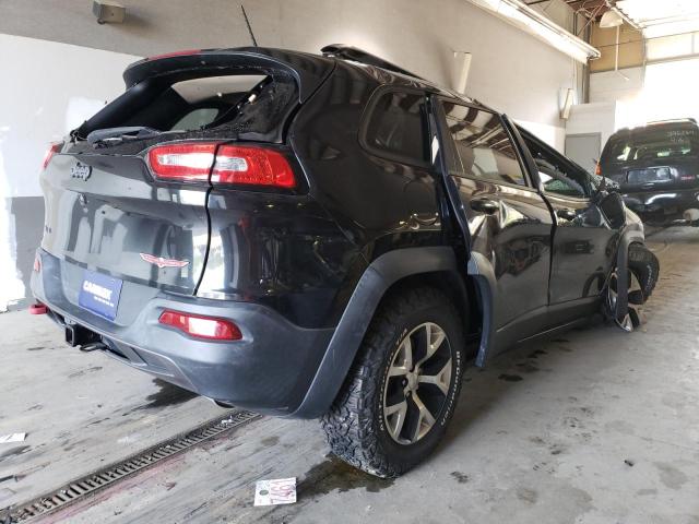 1C4PJMBB3FW588421 - 2015 JEEP CHEROKEE TRAILHAWK BLACK photo 3