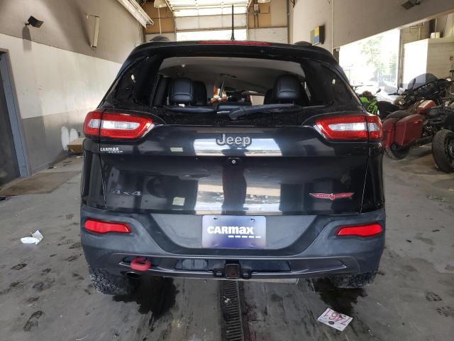 1C4PJMBB3FW588421 - 2015 JEEP CHEROKEE TRAILHAWK BLACK photo 6