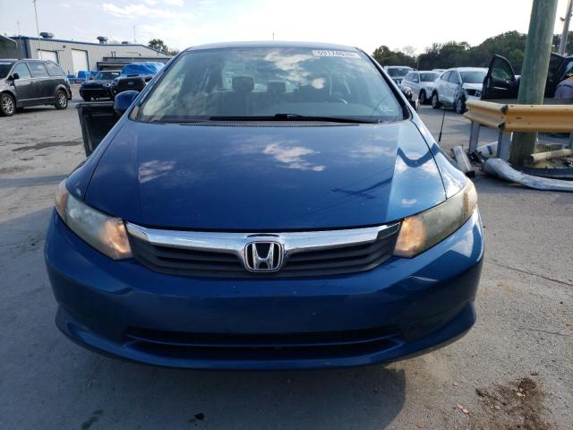 19XFB2F57CE080914 - 2012 HONDA CIVIC LX BLUE photo 5