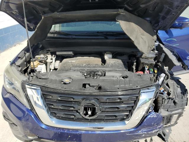 5N1DR2MN8HC616303 - 2017 NISSAN PATHFINDER S BLUE photo 12