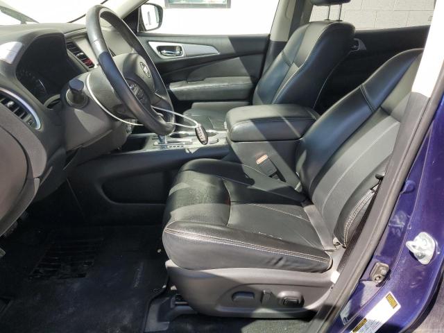 5N1DR2MN8HC616303 - 2017 NISSAN PATHFINDER S BLUE photo 7