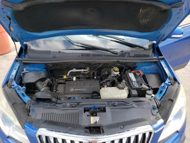 KL4CJASB7FB166909 - 2015 BUICK ENCORE BLUE photo 11