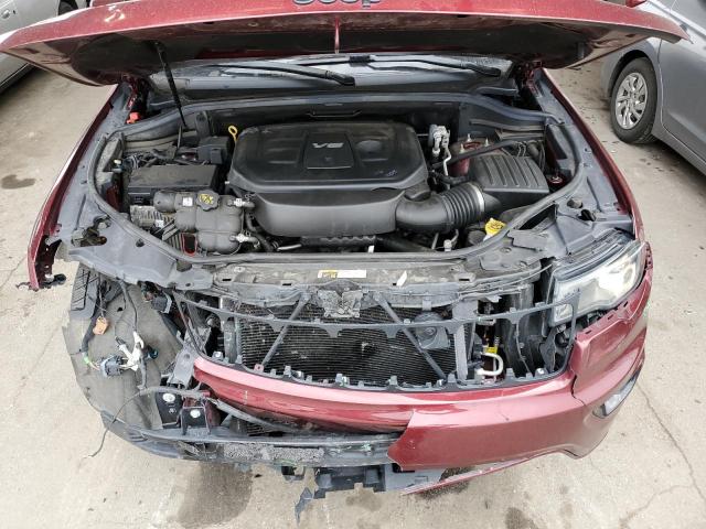 1C4RJFAG8JC464916 - 2018 JEEP GRAND CHER LAREDO Бордовый фото 11