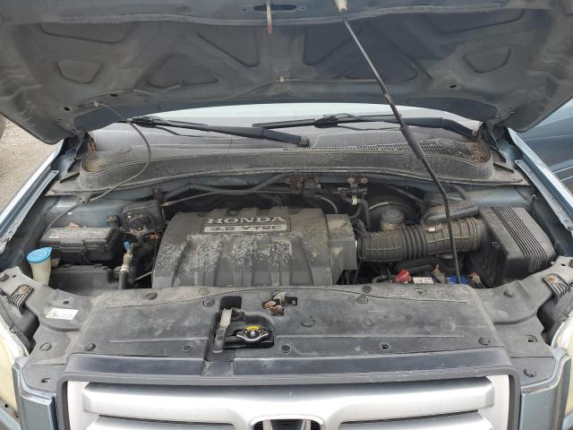 5FNYF18536B024195 - 2006 HONDA PILOT EX BLUE photo 12