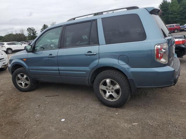 5FNYF18536B024195 - 2006 HONDA PILOT EX BLUE photo 2