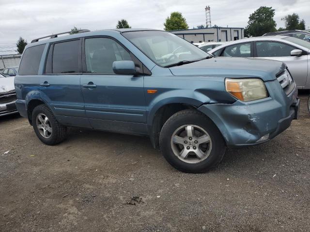 5FNYF18536B024195 - 2006 HONDA PILOT EX BLUE photo 4