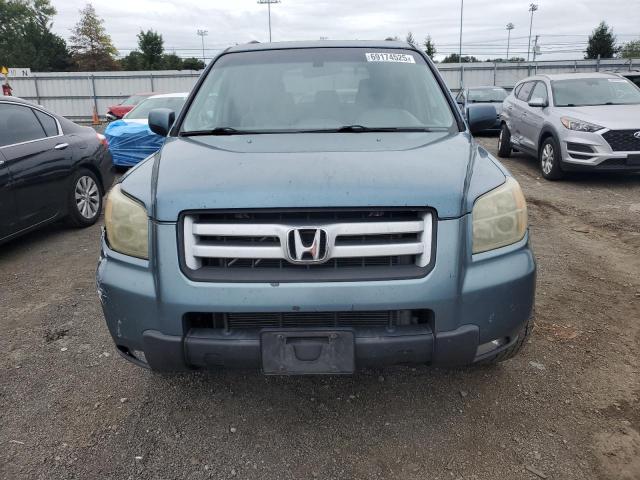 5FNYF18536B024195 - 2006 HONDA PILOT EX BLUE photo 5