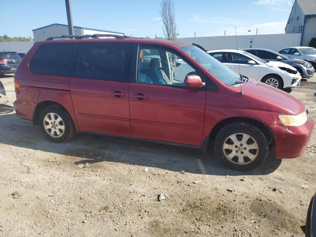 2HKRL18692H562028 - 2002 HONDA ODYSSEY EX RED photo 4