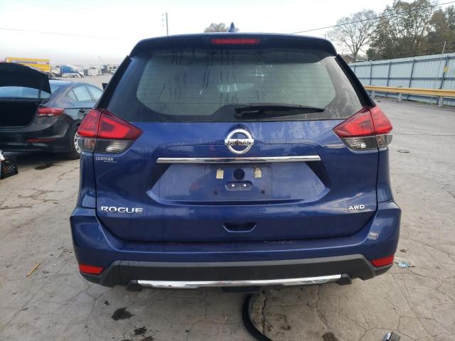 5N1AT2MVXHC820248 - 2017 NISSAN ROGUE SV BLUE photo 6