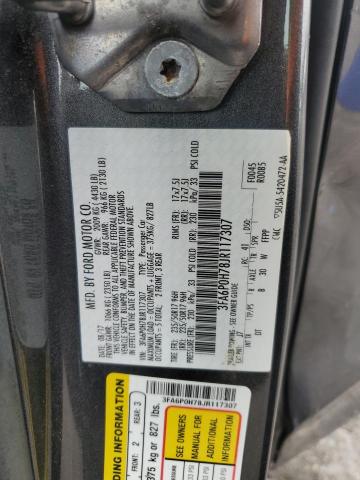 3FA6P0H78JR117307 - 2018 FORD FUSION SE ნაცრისფერი ფოტო 12