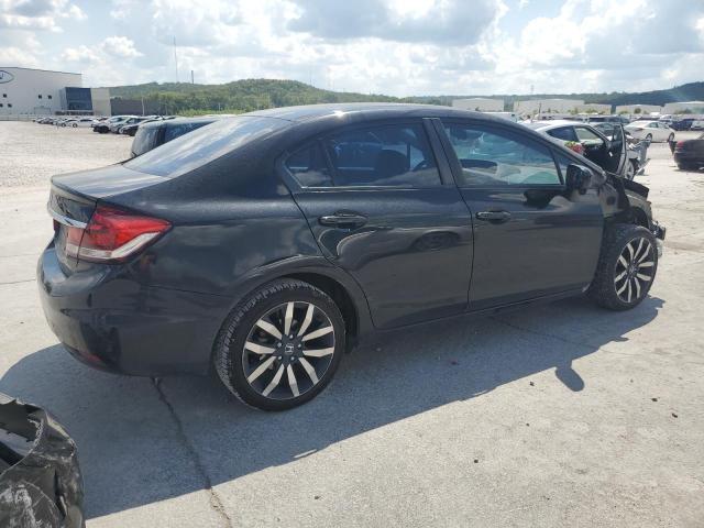 19XFB2F9XFE080252 - 2015 HONDA CIVIC EXL BLACK photo 3