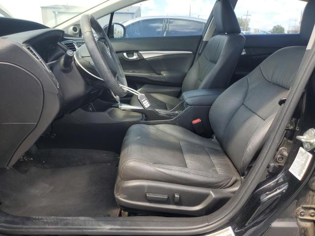 19XFB2F9XFE080252 - 2015 HONDA CIVIC EXL BLACK photo 7