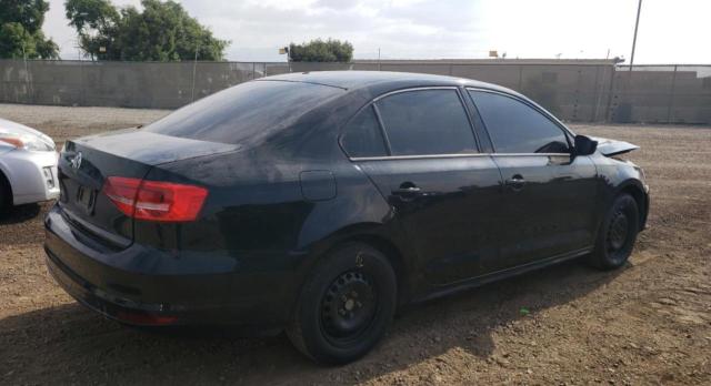 3VW1K7AJ2FM280442 - 2015 VOLKSWAGEN JETTA BASE 黑色 照片 3