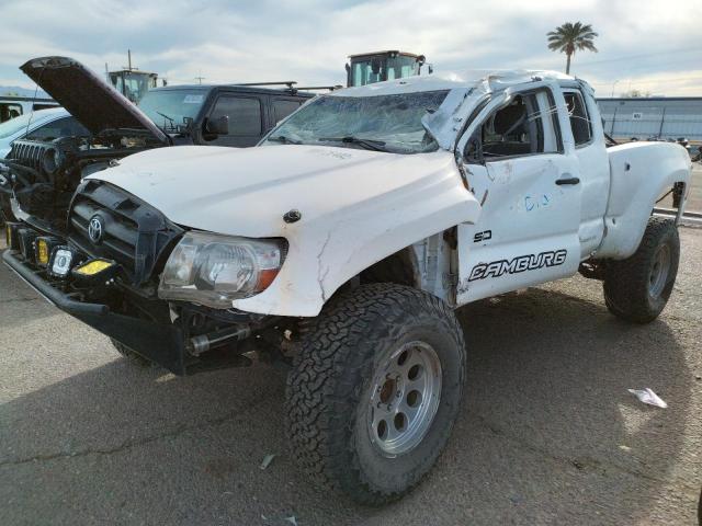 5TETU62N76Z307431 - 2006 TOYOTA TACOMA PRERUNNER ACCESS CAB WHITE photo 1