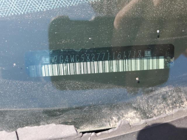 2G4WC582771161718 - 2007 BUICK LACROSSE CX فضي صورة 12