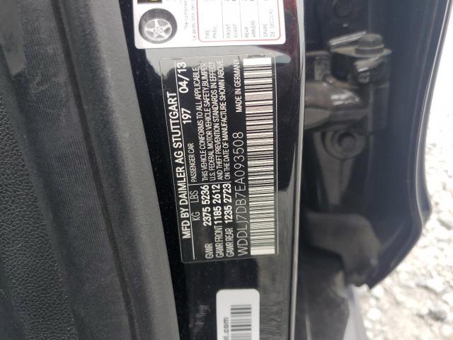 WDDLJ7DB7EA093508 - 2014 MERCEDES-BENZ CLS 550 BLACK photo 12