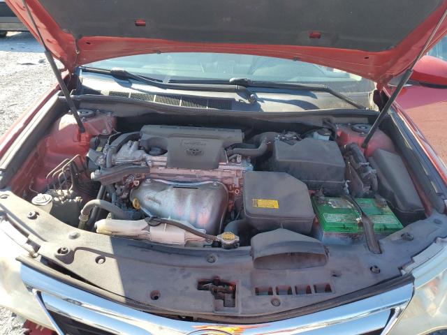 4T1BF1FK1CU607393 - 2012 TOYOTA CAMRY BASE RED photo 11