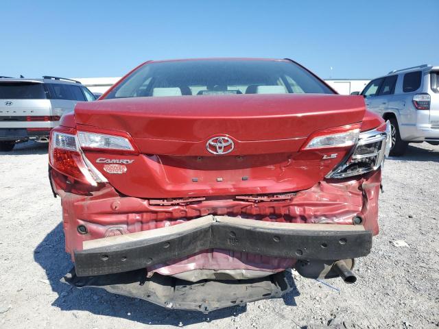 4T1BF1FK1CU607393 - 2012 TOYOTA CAMRY BASE RED photo 6