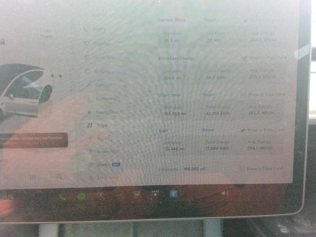 5YJ3E1EB5NF263205 - 2022 TESLA MODEL 3 თეთრი ფოტო 9