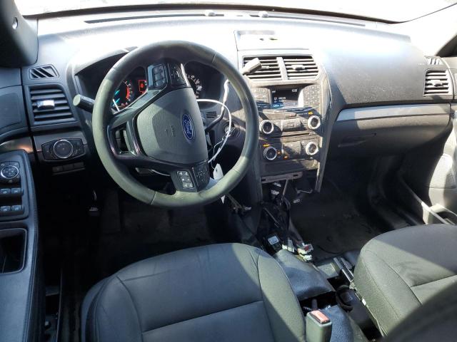 1FM5K8AT6JGA83882 - 2018 FORD EXPLORER POLICE INTERCEPTOR შავი ფოტო 8