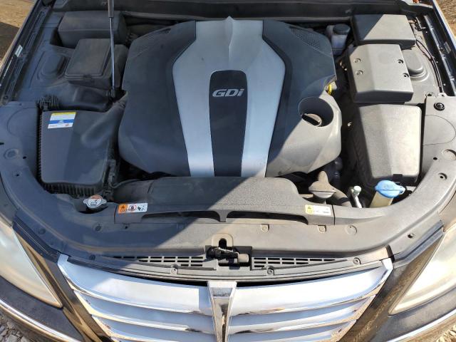 KMHGC4DD3CU152650 - 2012 HYUNDAI GENESIS 3.8L შავი ფოტო 11