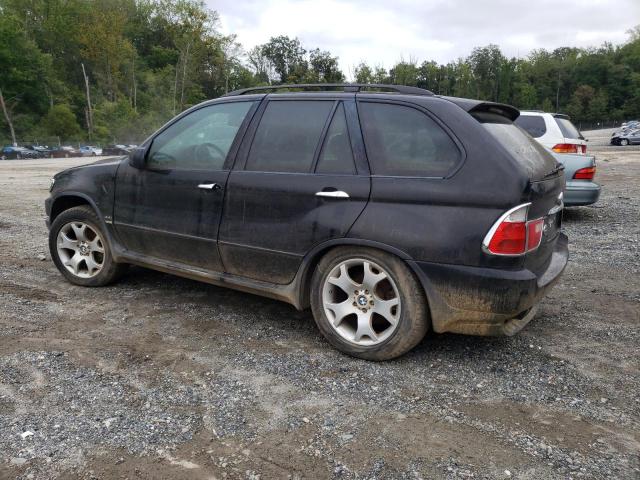 5UXFB33523LH49464 - 2003 BMW X5 4.4I BLACK photo 2