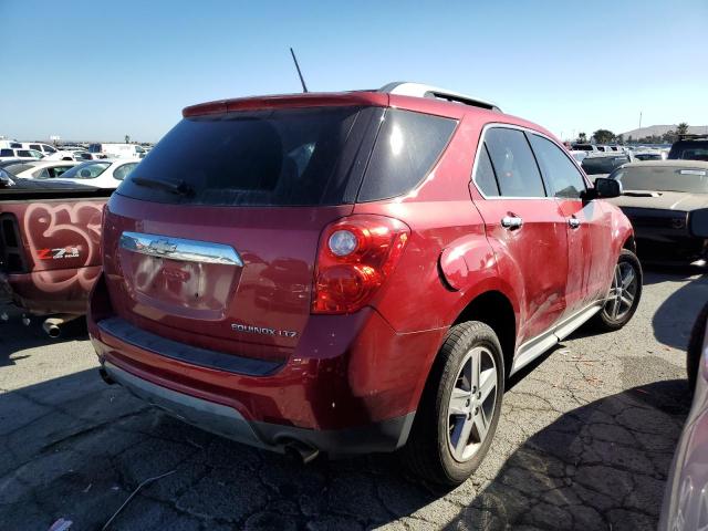 2GNFLDE35E6230019 - 2014 CHEVROLET EQUINOX LTZ RED photo 3