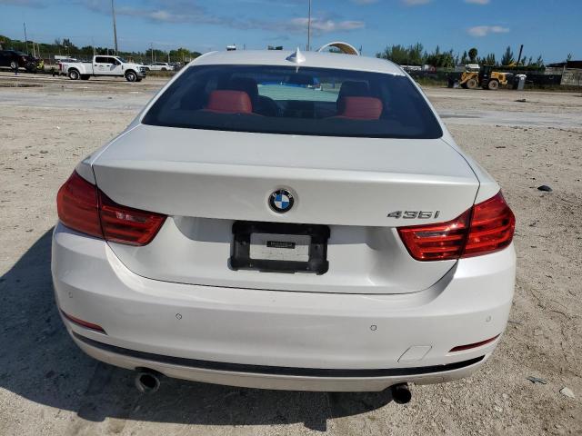 WBA3R1C56FK194771 - 2015 BMW 435 I WHITE photo 6