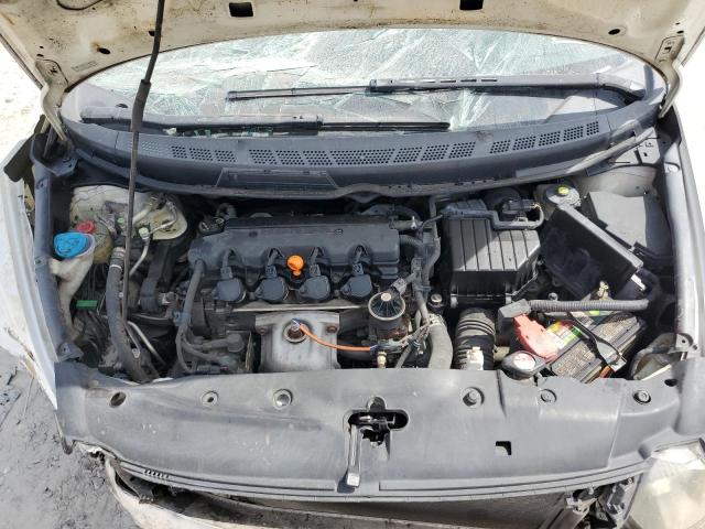 2HGFG1B85AH513483 - 2010 HONDA CIVIC EX WHITE photo 11