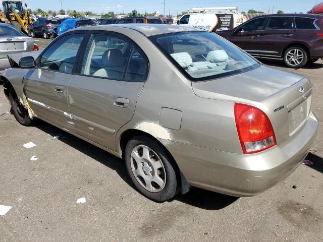 KMHDN45D12U460829 - 2002 HYUNDAI ELANTRA GLS TAN photo 2