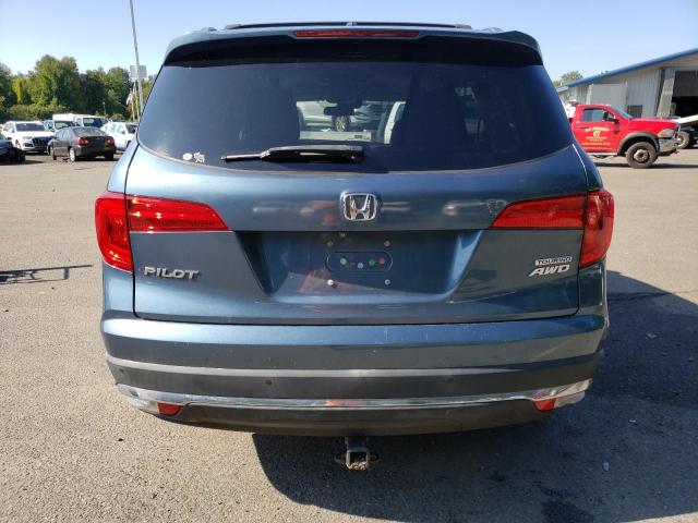 5FNYF6H9XGB054053 - 2016 HONDA PILOT TOURING BLUE photo 6