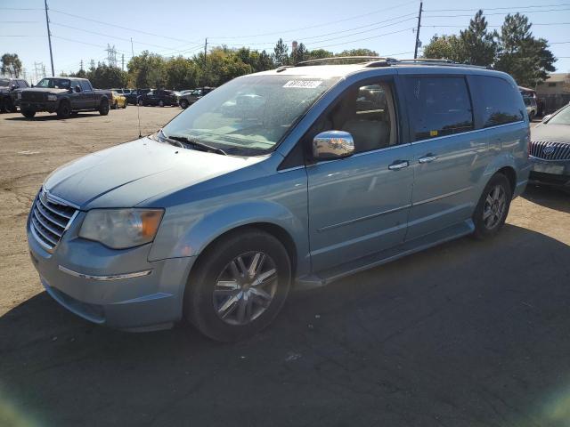 2A8HR64X48R691692 - 2008 CHRYSLER TOWN & COU LIMITED BLUE photo 1