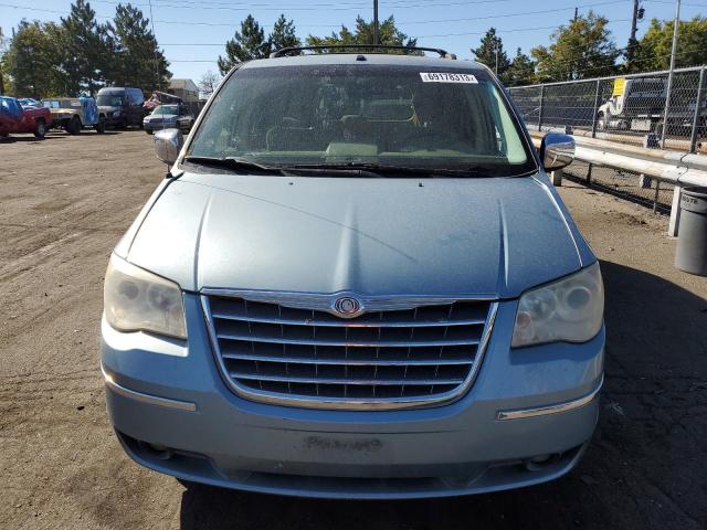 2A8HR64X48R691692 - 2008 CHRYSLER TOWN & COU LIMITED BLUE photo 5