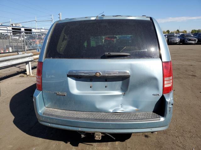 2A8HR64X48R691692 - 2008 CHRYSLER TOWN & COU LIMITED BLUE photo 6