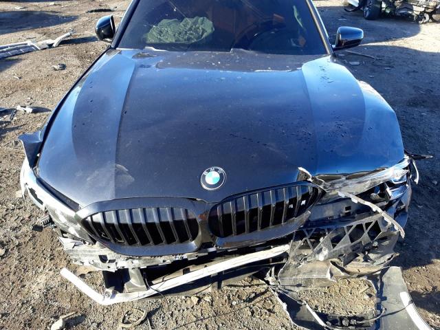 WBA5R7C56KAJ81384 - 2019 BMW 330XI Czarny zdjęcie 11