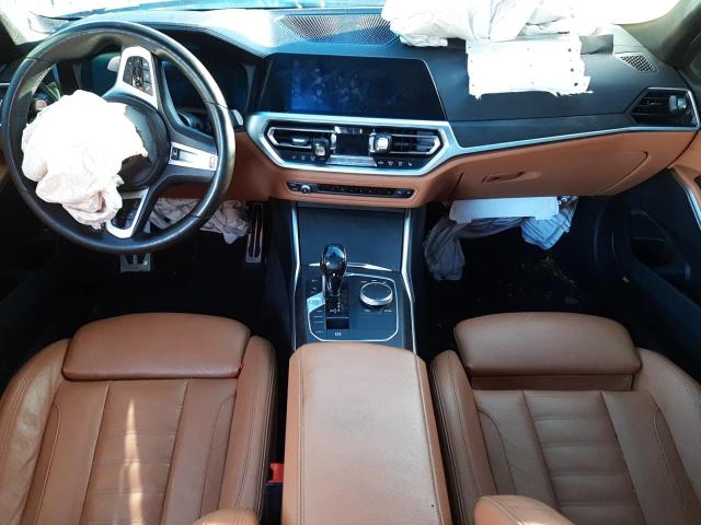 WBA5R7C56KAJ81384 - 2019 BMW 330XI Czarny zdjęcie 8