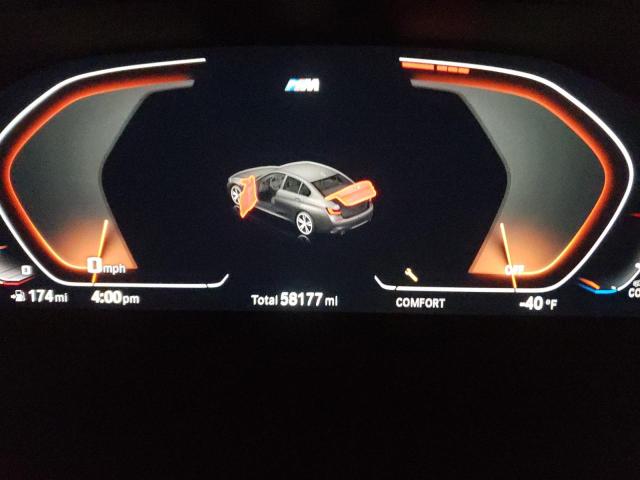 WBA5R7C56KAJ81384 - 2019 BMW 330XI Czarny zdjęcie 9