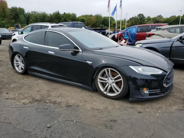 5YJSA1DN9DFP07929 - 2013 TESLA MODEL S BLACK photo 4