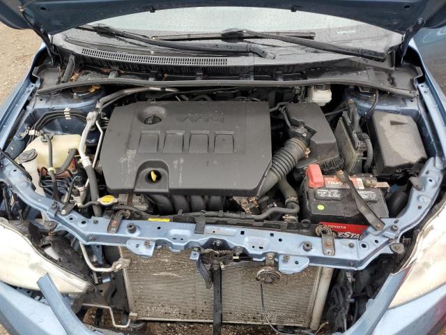 5YFBU4EE7CP017767 - 2012 TOYOTA COROLLA BASE Mavi foto 11