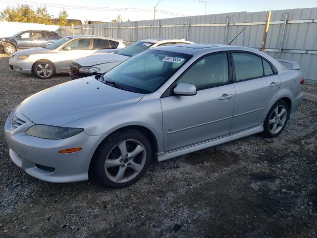 1YVHP84D255M01872 - 2005 MAZDA 6 S GRAY photo 1