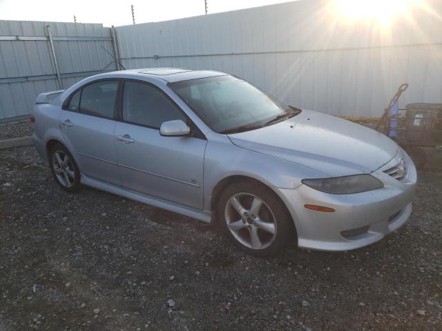 1YVHP84D255M01872 - 2005 MAZDA 6 S GRAY photo 4